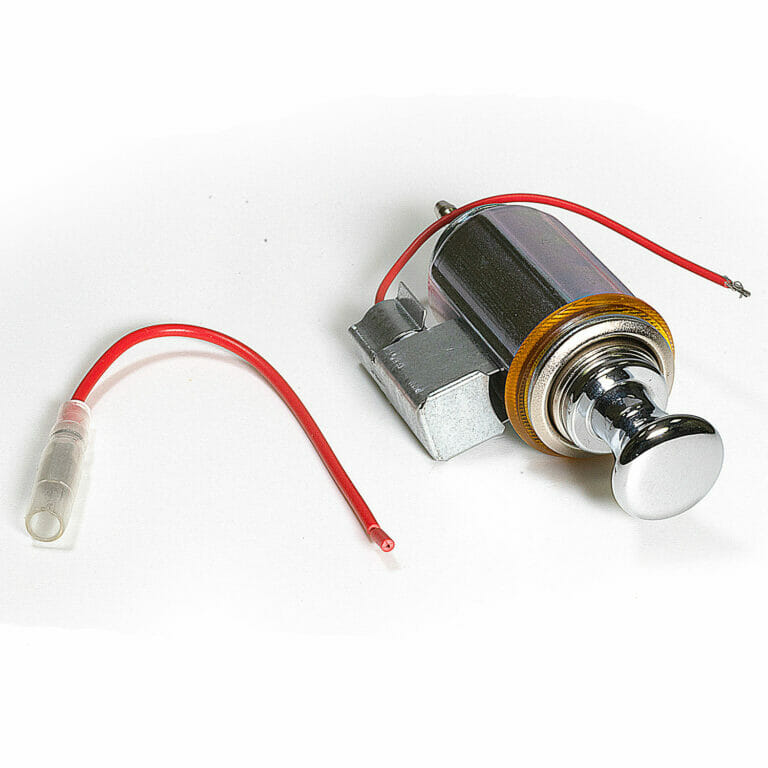 L15166C - Lighter 12 volt Illuminated with Chrome Knob