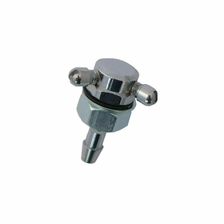WWN04 - Chrome Washer Nozzle Twin Outlet Flat