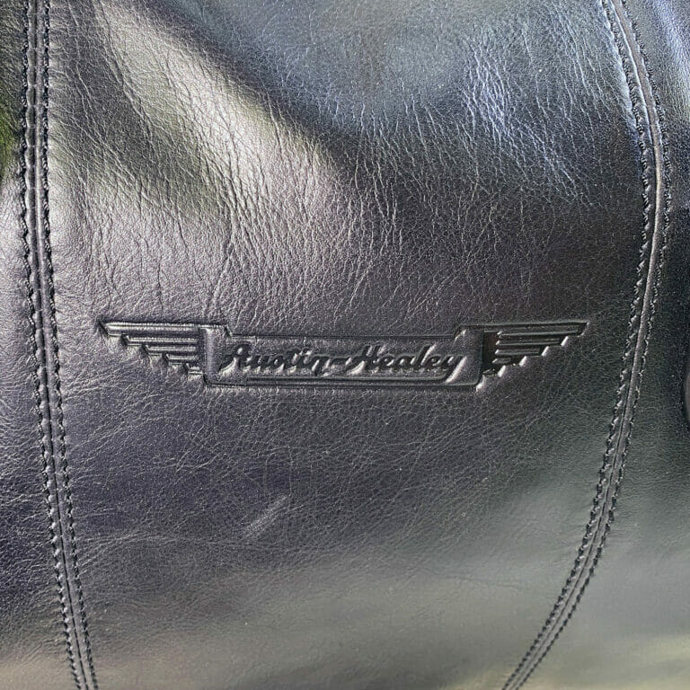 HMP510006 - Austin Healey Badged Travel Bag Black Leather