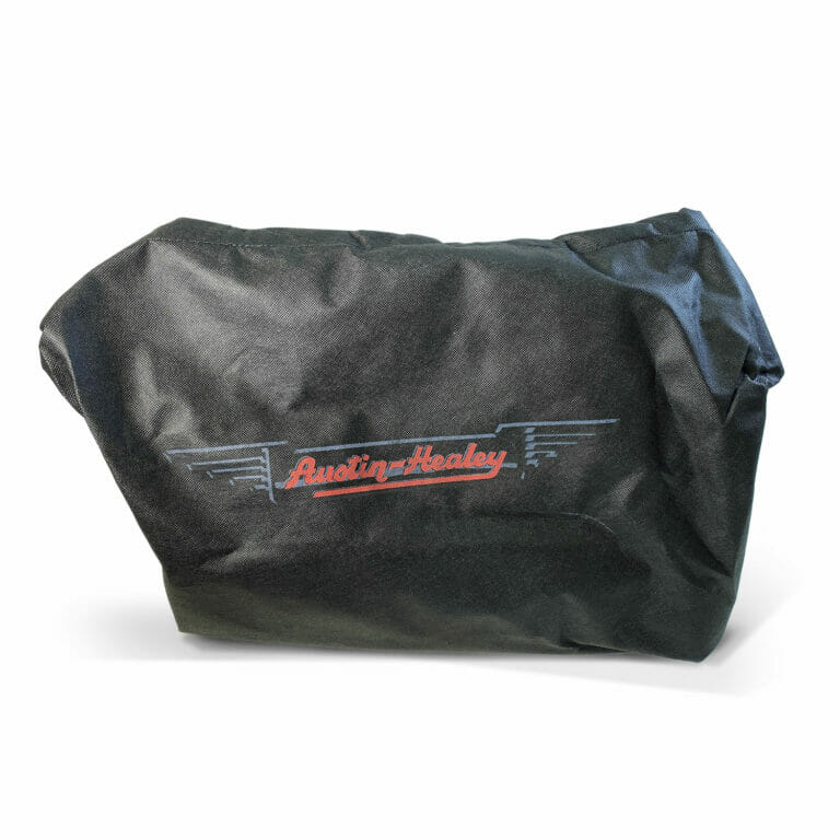 HMP510006 - Austin Healey Badged Travel Bag Black Leather