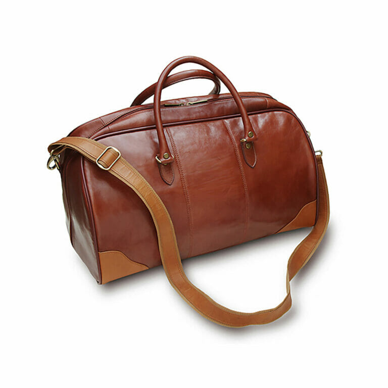 HMP510009 - Travel Bag Brown Leather - Image 1