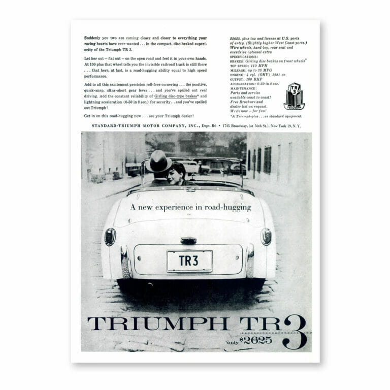 RFP155 Triumph TR3 A New Experience Classic print