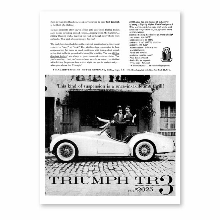 RFP156 Triumph TR3 Thrill Classic print