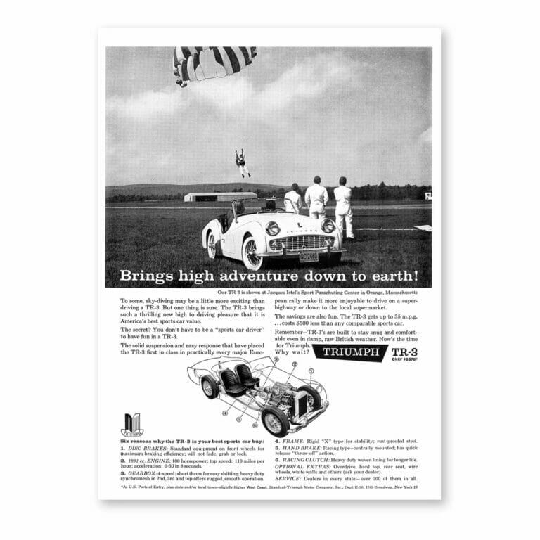 RFP164 Triumph TR3 Down to Earth Classic print