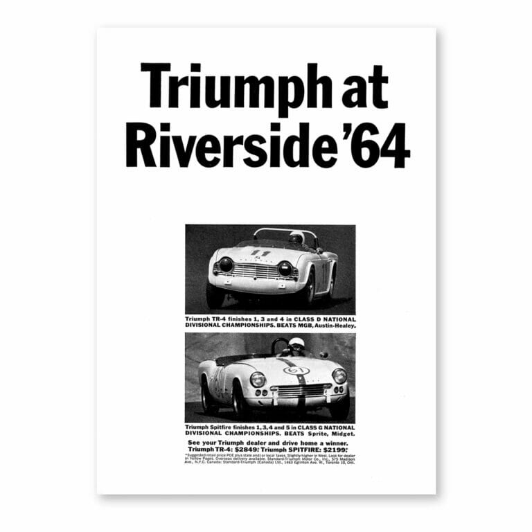 RFP173 Triumph at Riverside 64 Classic print
