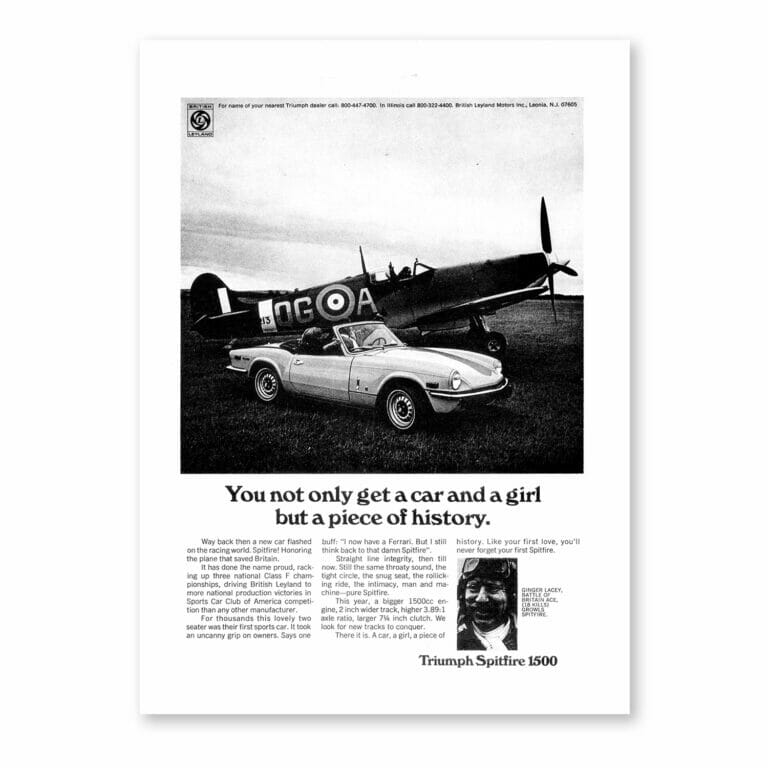 RFP188 Triumph Spitfire Piece of History Classic print