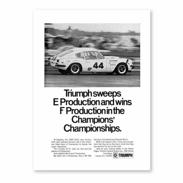 RFP190 Triumph Daytona Winners Classic print