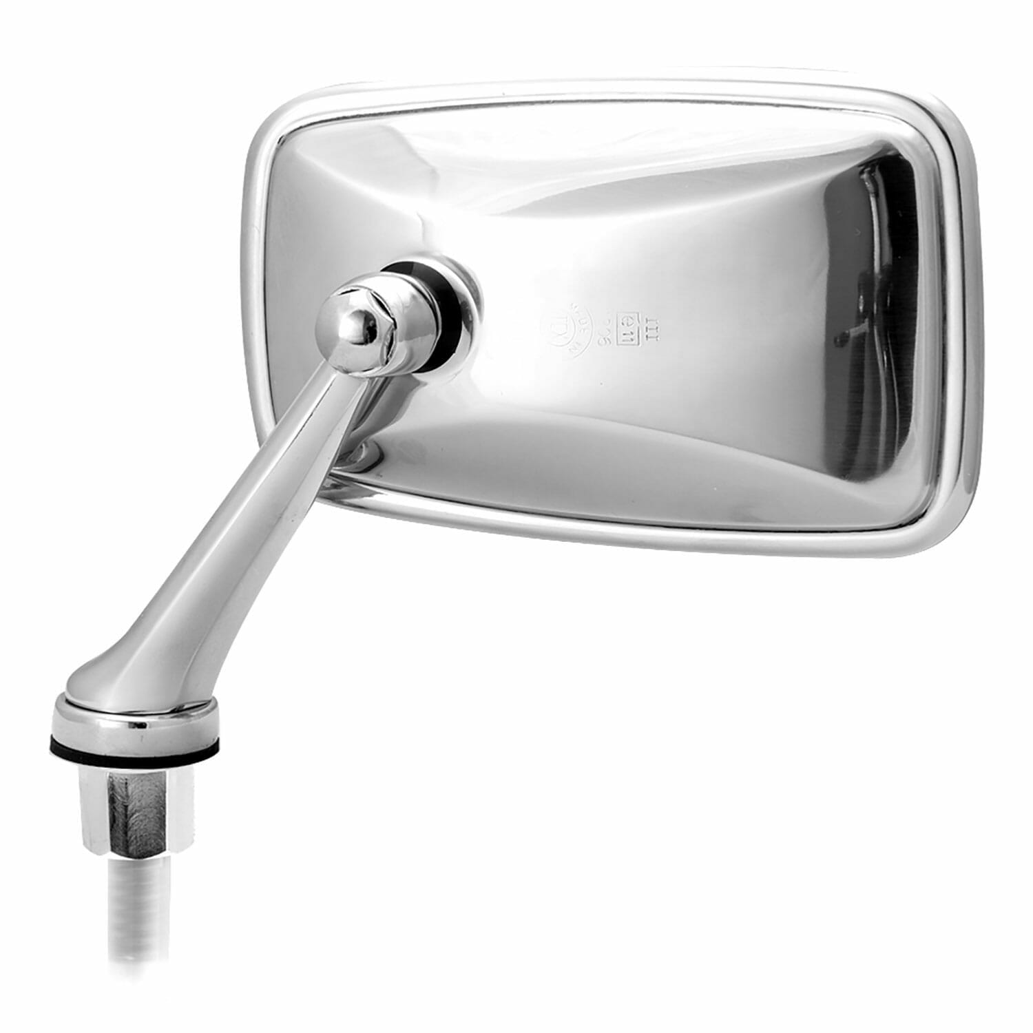 Mb109C Mirror Head Complete With Stem Flat Glass Polished