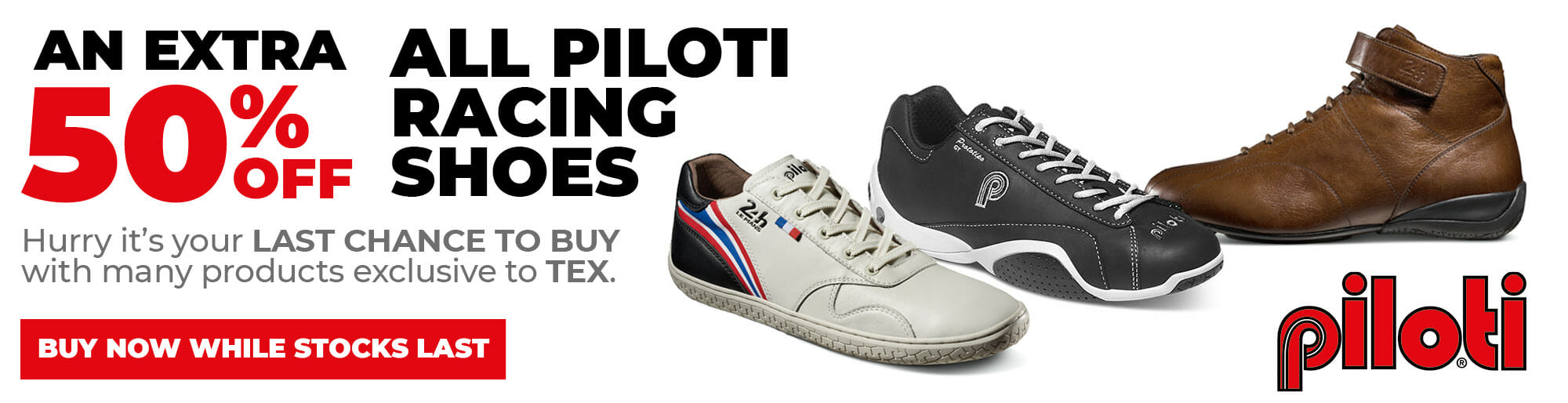 Piloti Clearance Extra 50% Off