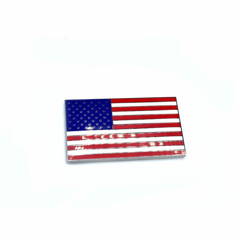 Tex Automotive - Enamel Badge, USA Flag, Self Adhesive