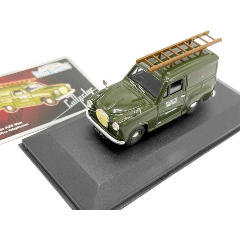 Austin A35 Van 'Post Office Telephones' Dark Green with ladder